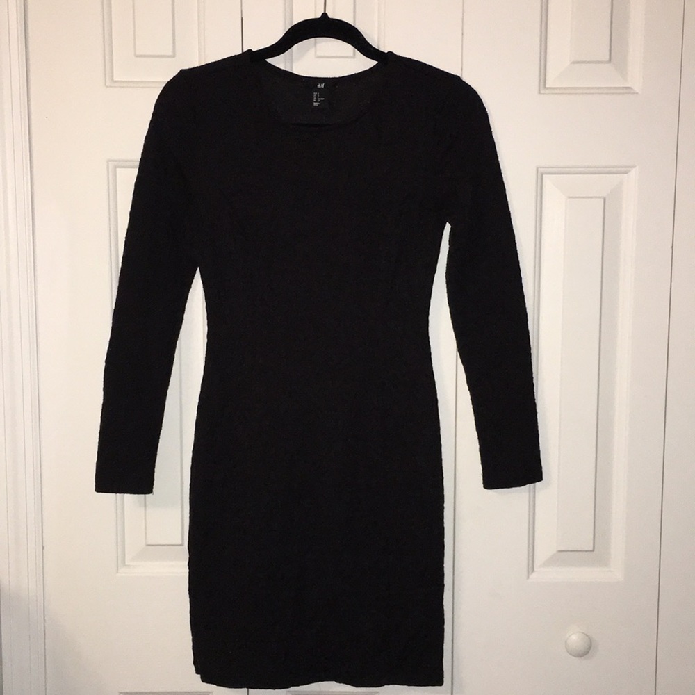 H&M Bodycon long sleeve mini dress